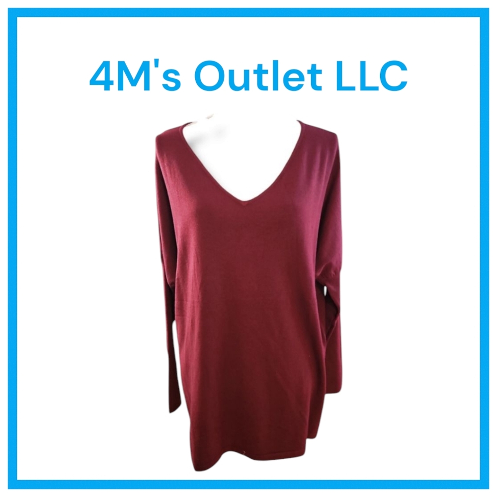 Tunic Sweaters for Women Fall 2024 Oversized V Neck Off Shoulder Batwing Sweater
